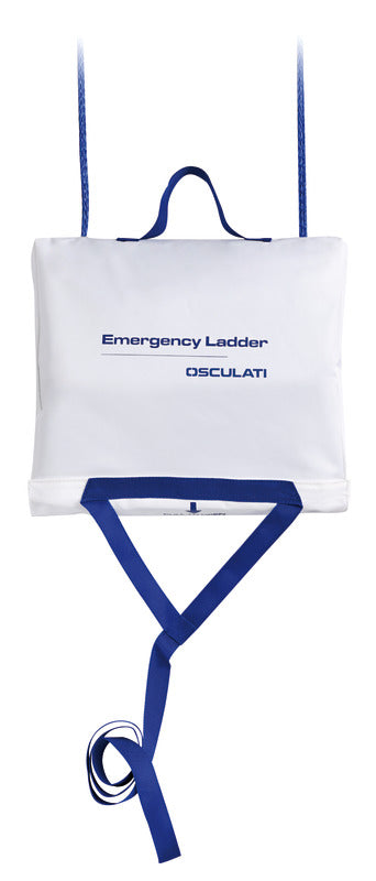 Emergency ladder 300 cm + rope - foto originale Osculati Srl