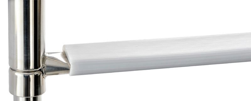 Telescopic large ladder AISI316 4 steps - foto originale Osculati Srl