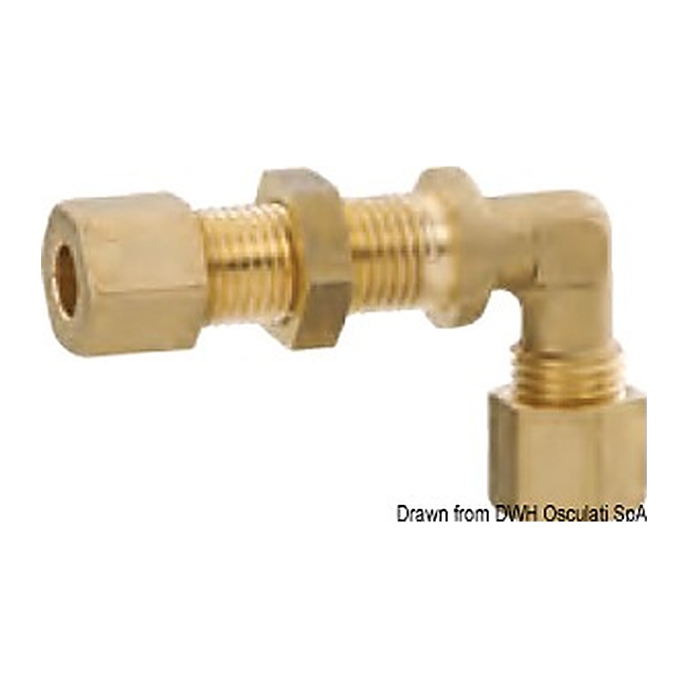 GOK 90° bulkhead fitting - foto originale Osculati Srl