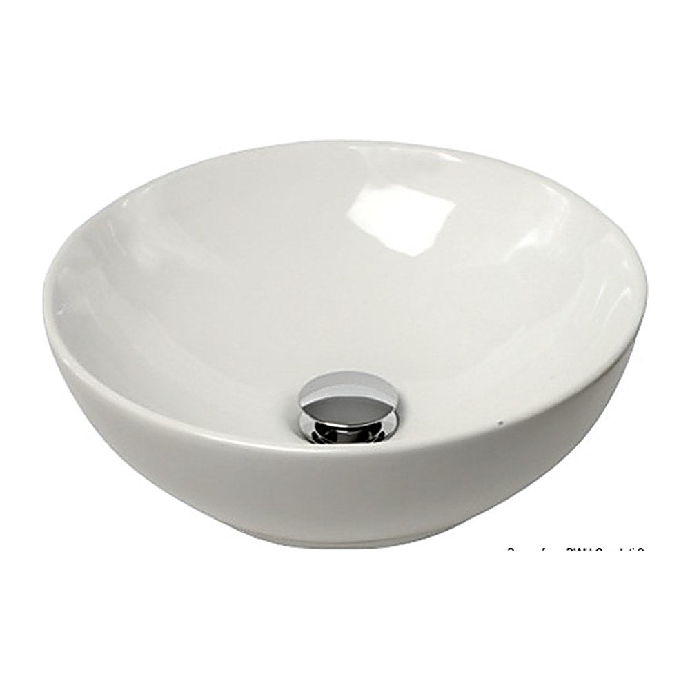 Ceramic hemispherical sink surface mounting Ø365mm - foto originale Osculati Srl