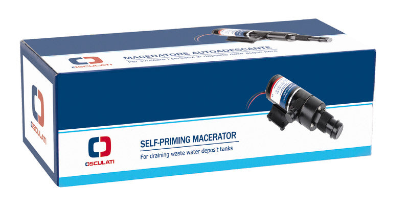 Self-priming macerator 12 V 45 l/min - foto originale Osculati Srl