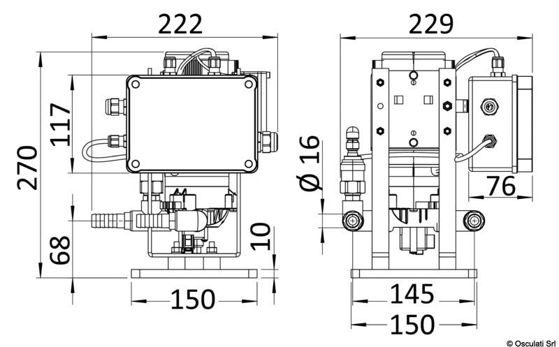 Schenker ZEN 30 / 12V watermaker with mini-touch panel - foto originale Osculati Srl