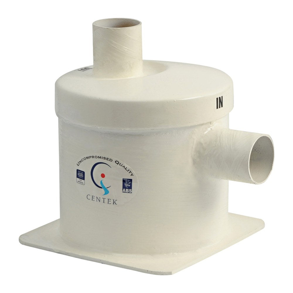 Centek Fiberglass silencer unloading lateral 40 mm - foto originale Osculati Srl