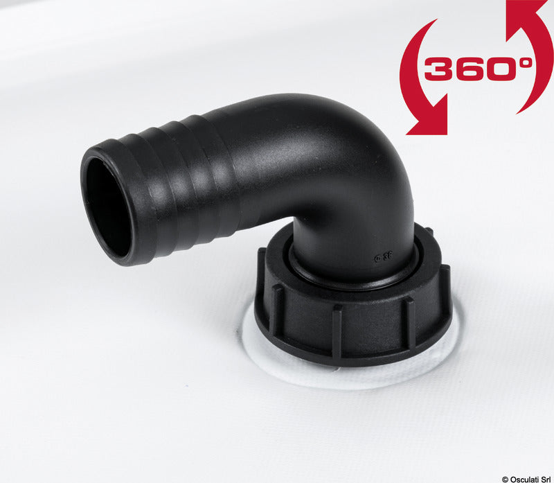 Liquid flexible water tank 100 l triangular - foto originale Osculati Srl