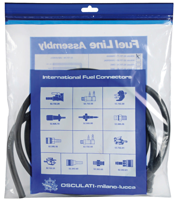 Fuel pipe w/2 MERCURY female joints - foto originale Osculati Srl