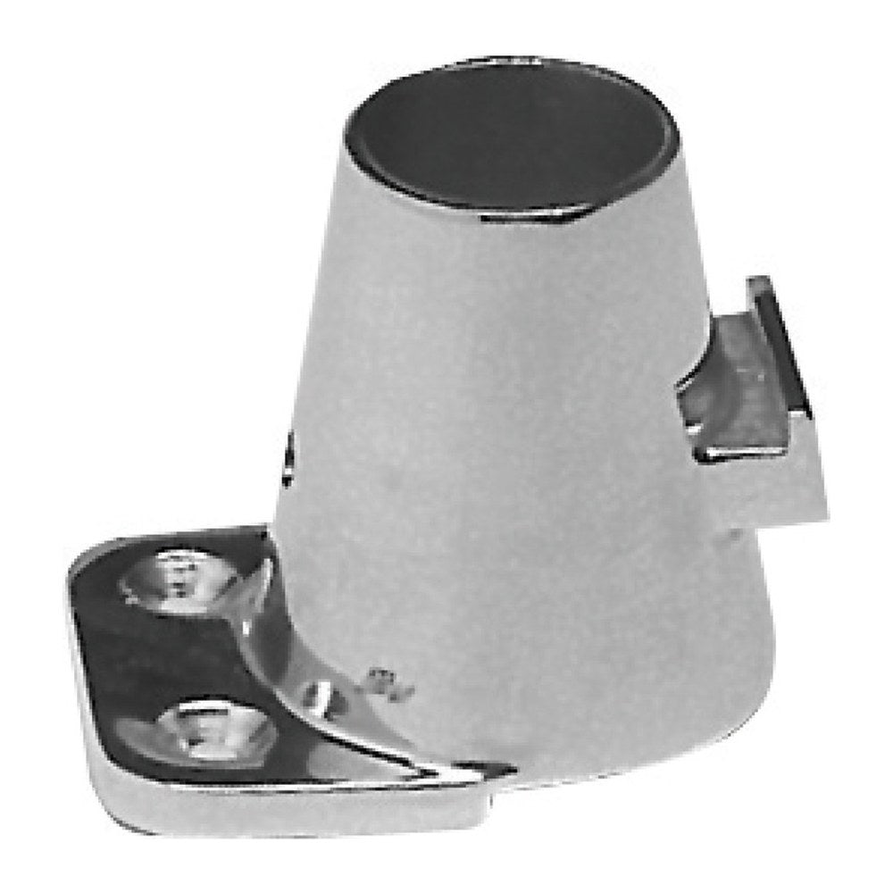 Stanchion base straight 90° 55x73mm 65mm - foto originale Osculati Srl