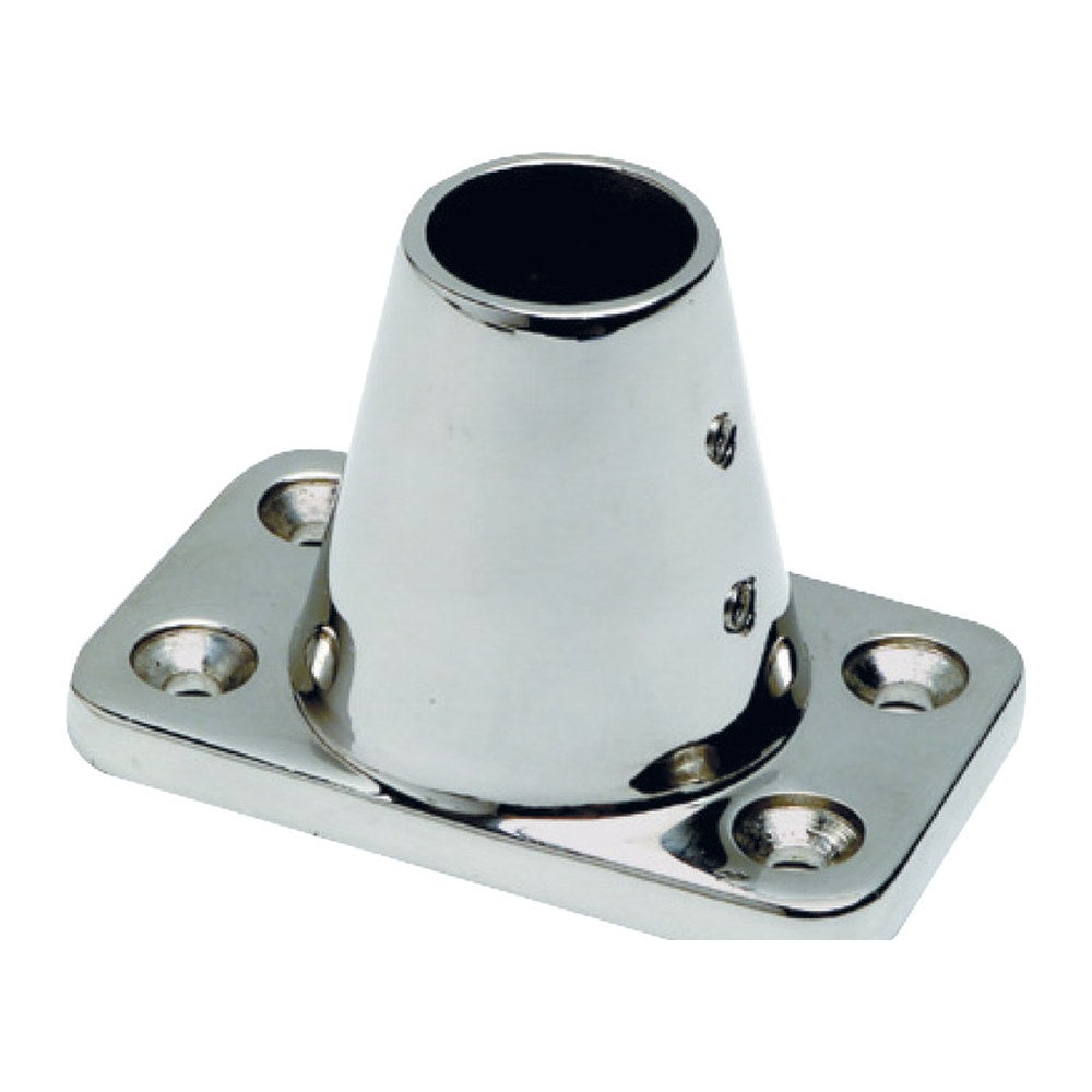 Stanchion base slope 7° 90x96mm 60mm - foto originale Osculati Srl