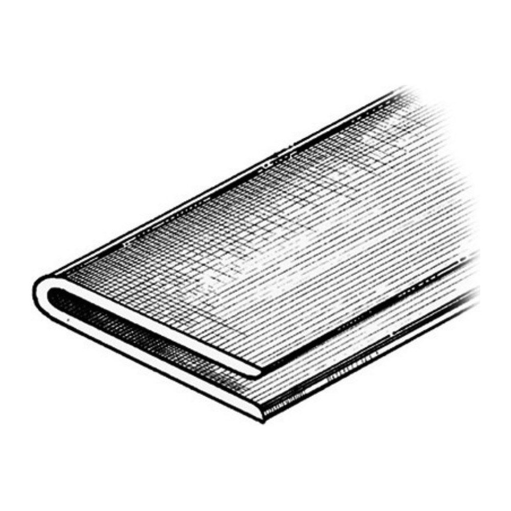 Rubbing strake 2x2x40 mm grey RAL 7035 (pack of 24) - foto originale Osculati Srl