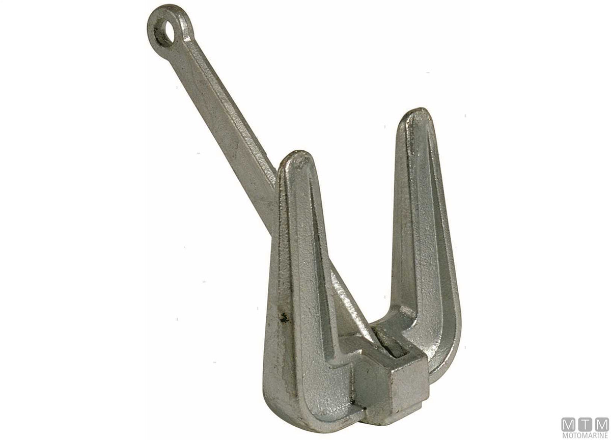 Hall anchor 4 kg hot-dip galvanized steel - original photo Motomarine Srl