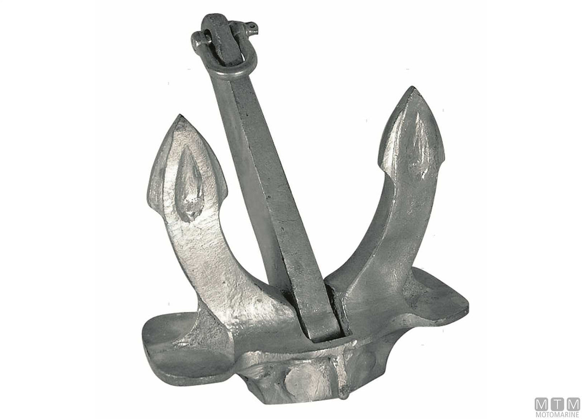 Hall anchor 28 kg hot-dip galvanized steel - original photo Motomarine Srl