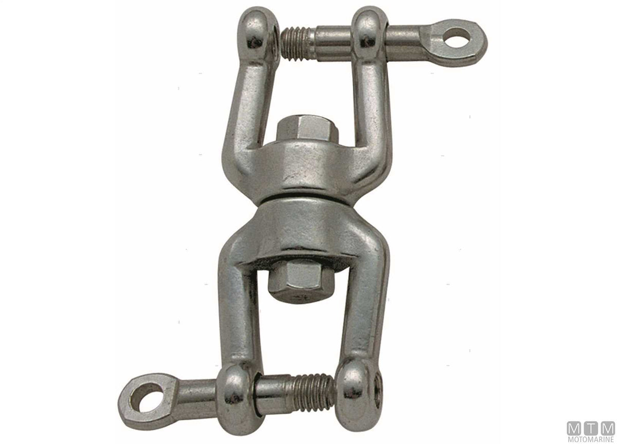 Swivel shackle-shackle Ø10 mm stainless steel 316 - original photo Motomarine Srl