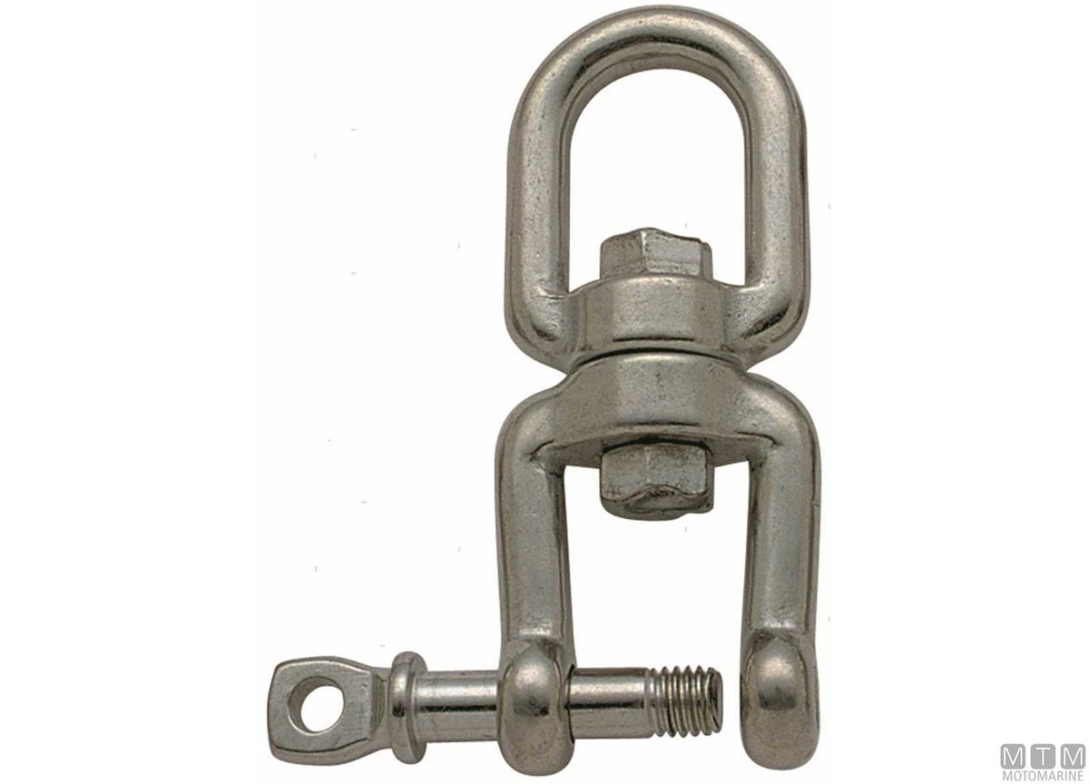 Eye/shackle swivel Ø6 mm AISI 316 stainless steel - original photo Motomarine Srl