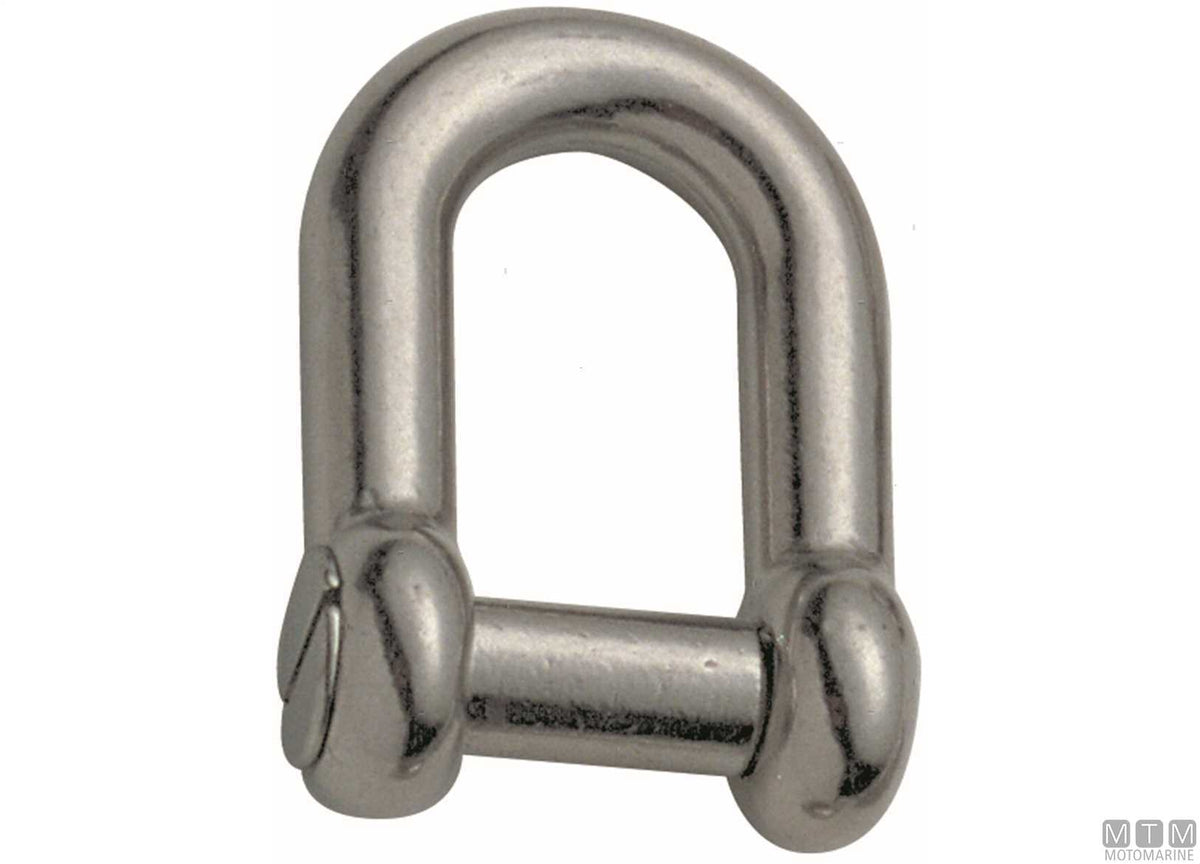Screw pin shackle Ø10 mm stainless steel 316 - original photo Motomarine Srl