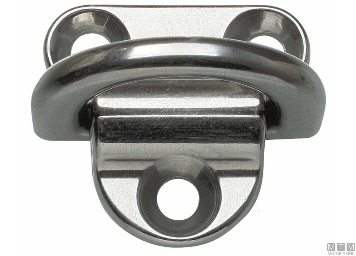 Ring plate 3 holes Ø6 mm stainless steel 316 - original photo Motomarine Srl