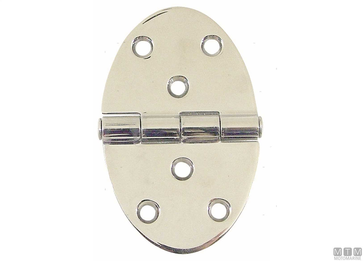 Extra oval hinge 56x78 mm, 316 stainless steel - original photo Motomarine Srl