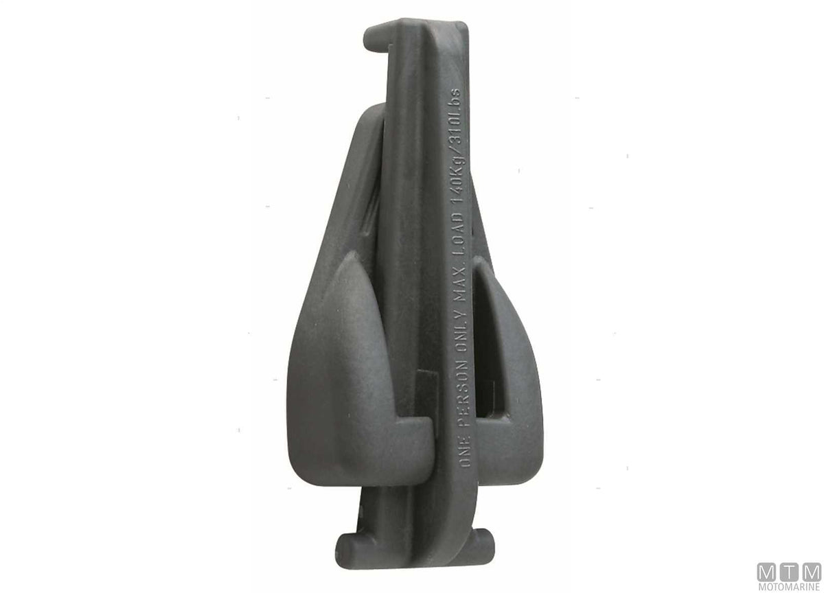 Foldable mast step, white, fiberglass - original photo Motomarine Srl