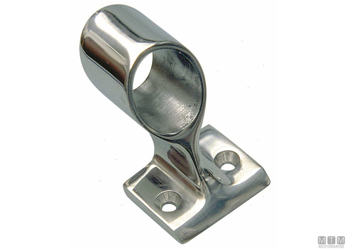 Right end support New Line D25 mm, stainless steel 316 - original photo Motomarine Srl