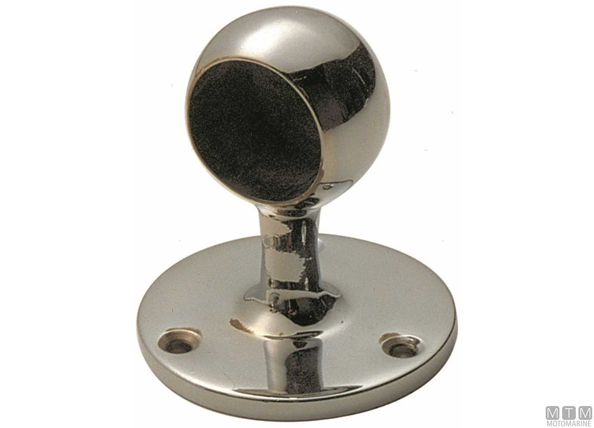 Through support D30 mm, chrome-plated brass - original photo Motomarine Srl