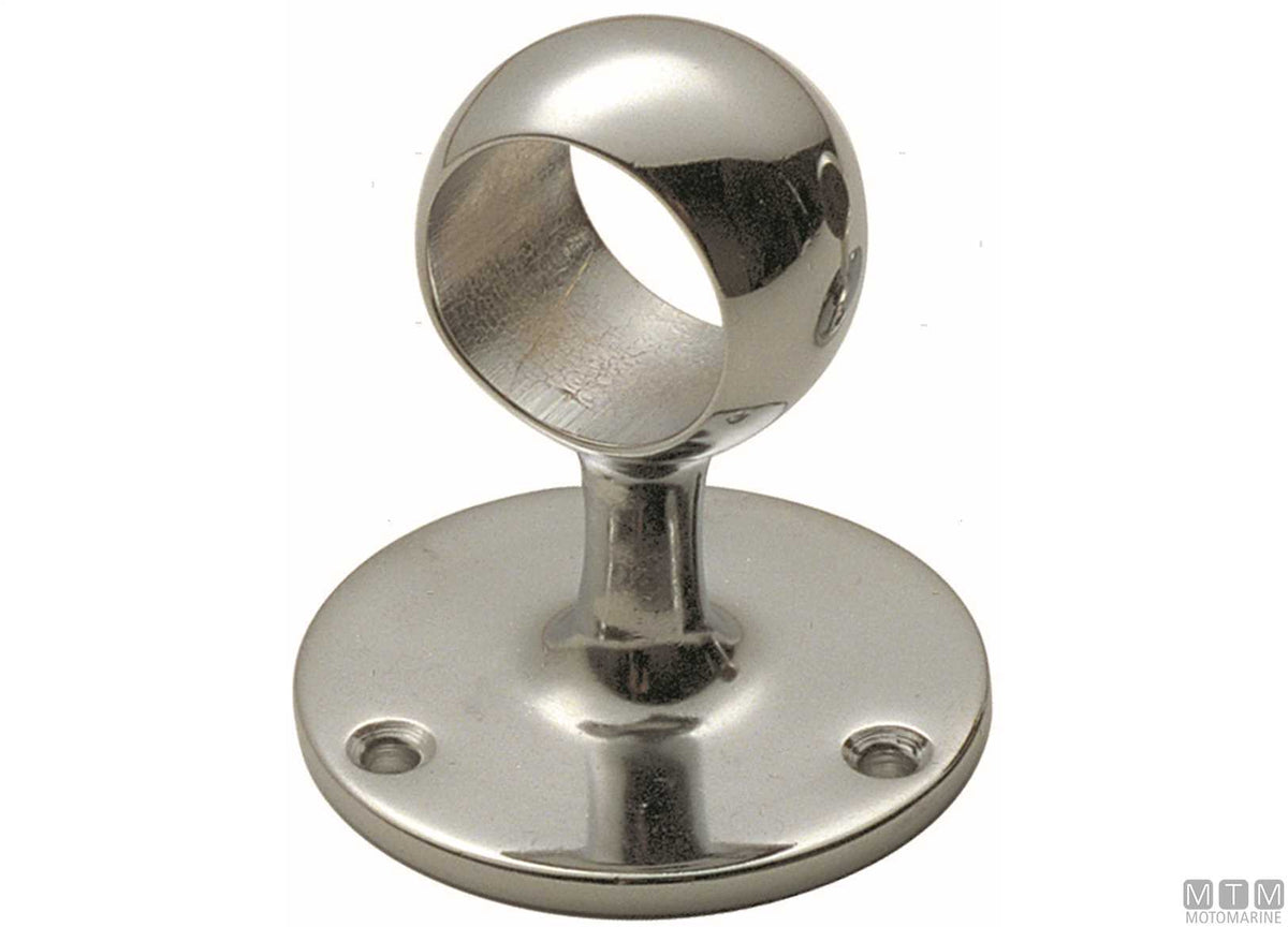 Through support D30 mm, chrome-plated brass - original photo Motomarine Srl