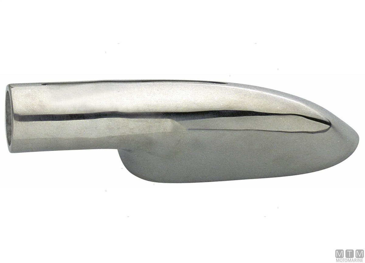 Shaped through support D22 mm, stainless steel 316 - original photo Motomarine Srl