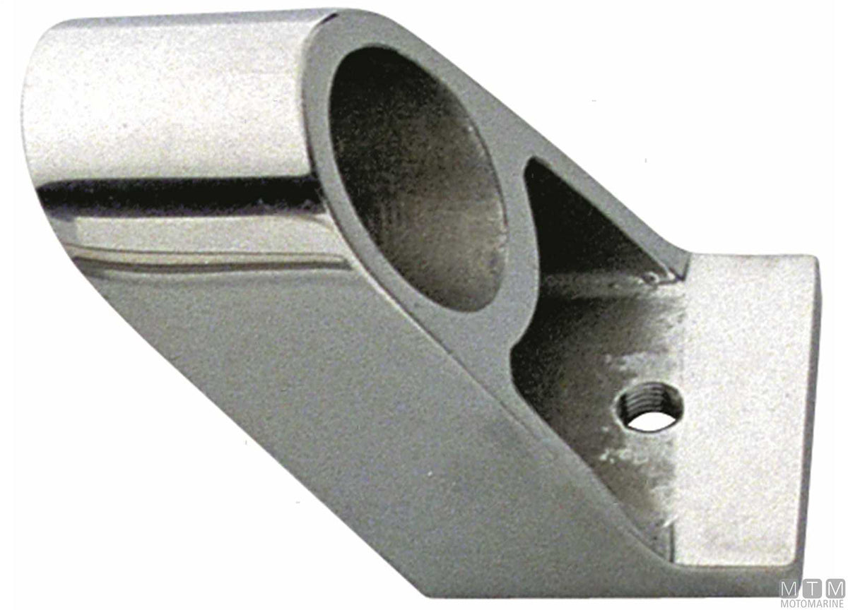 Shaped through support D25 mm, stainless steel 316 - original photo Motomarine Srl