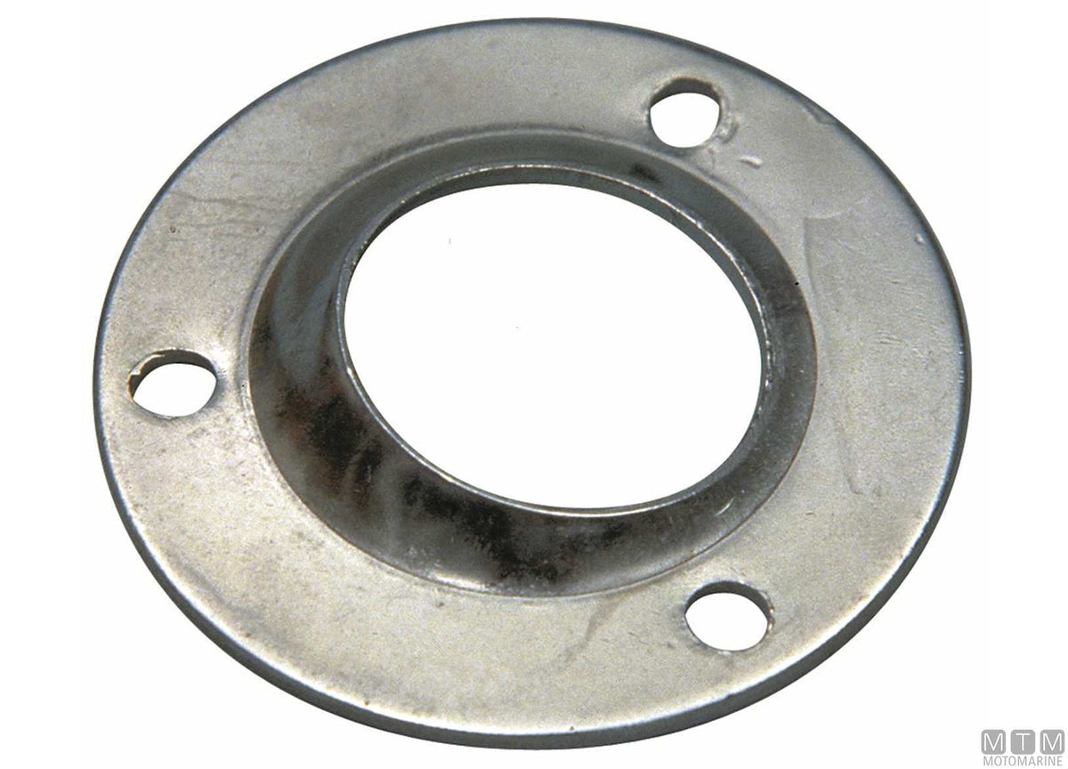 Round welding base 60° Ø22 mm stainless steel 316 cast - original photo Motomarine Srl