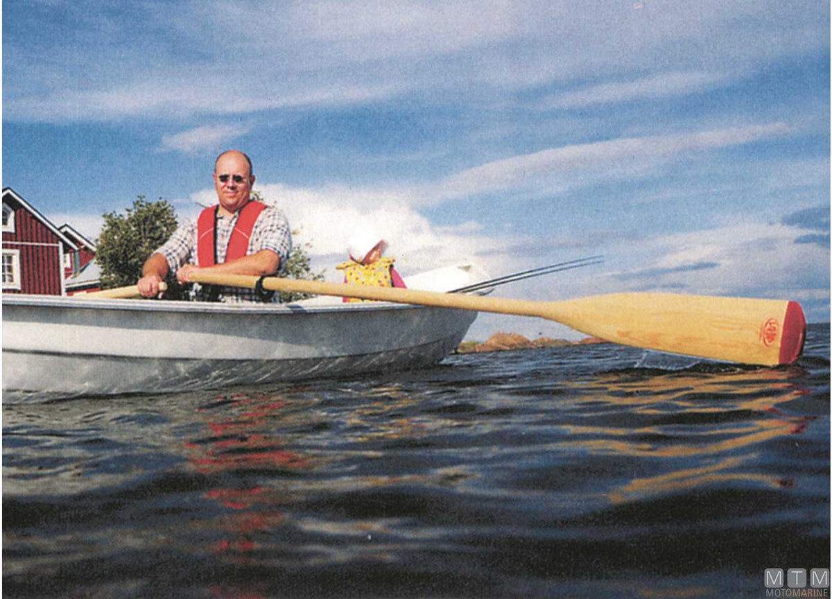 Pair of wooden oars Lahna Seagrade 300 cm - original photo Motomarine Srl