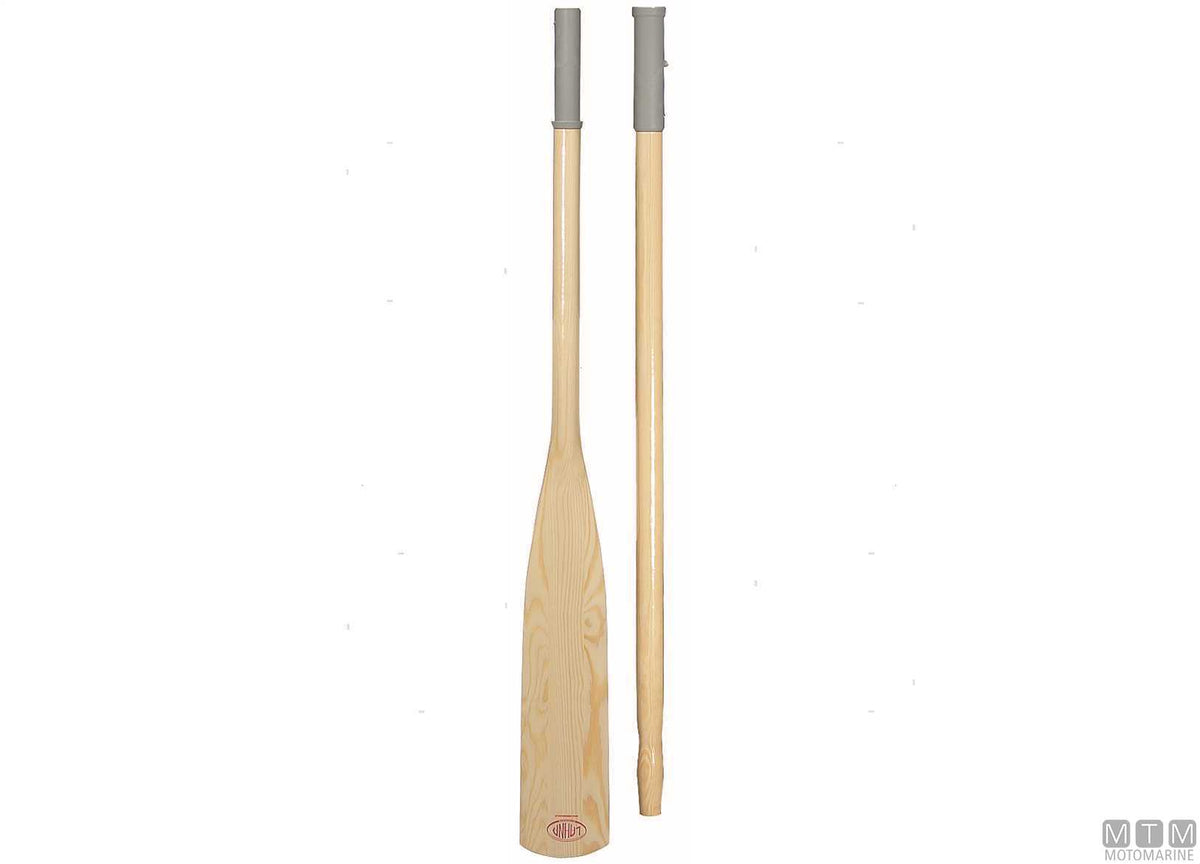 Pair of split wooden oars Lahna Seagrade 195 cm - original photo Motomarine Srl