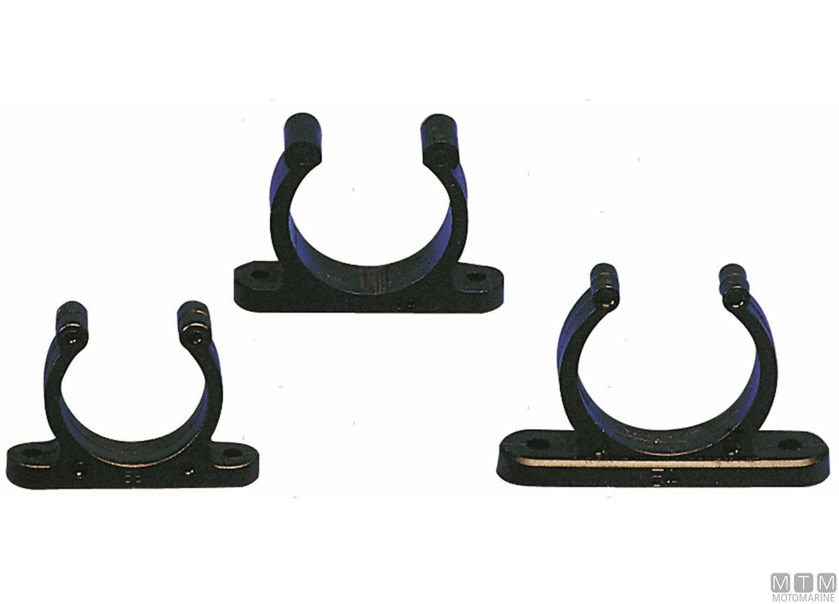 Standard fastening clip Ø20 mm black - original photo Motomarine Srl