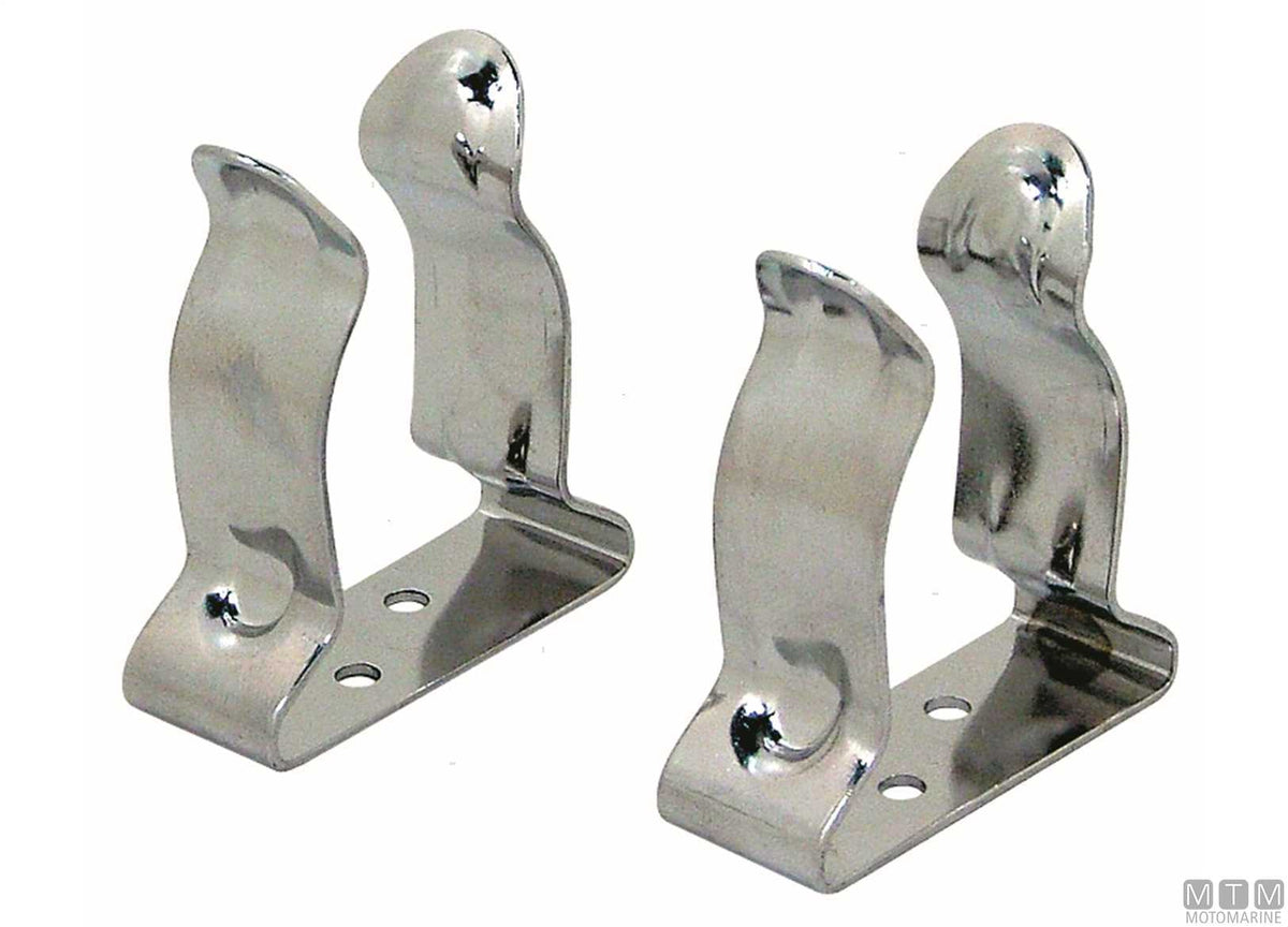 Mounting clip Ø22-28 mm, 316 stainless steel - original photo Motomarine Srl