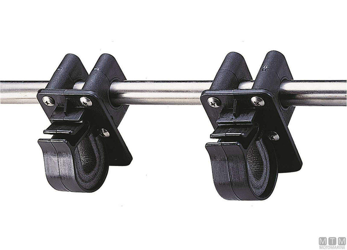 Tube mount fastening bracket Ø22/35 mm - original photo Motomarine Srl
