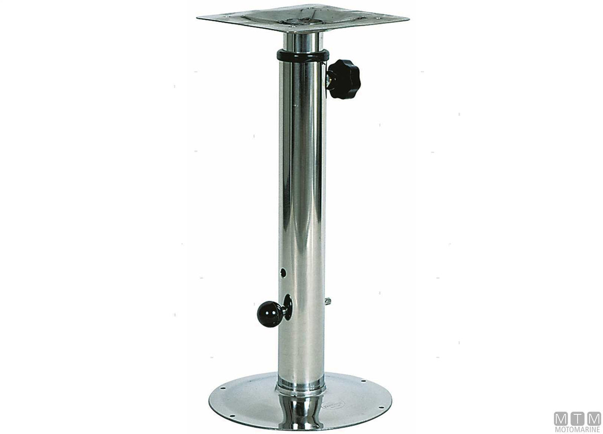 Slim adjustable seat support 500/700 mm in stainless steel - original photo Motomarine Srl