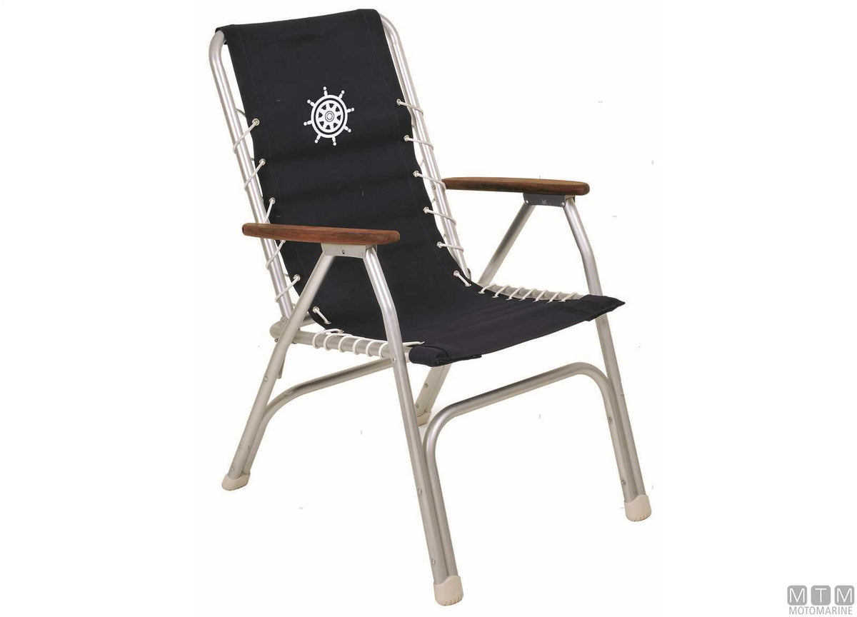 Forma Marathon M150 armchair, white, aluminium - original photo Motomarine Srl