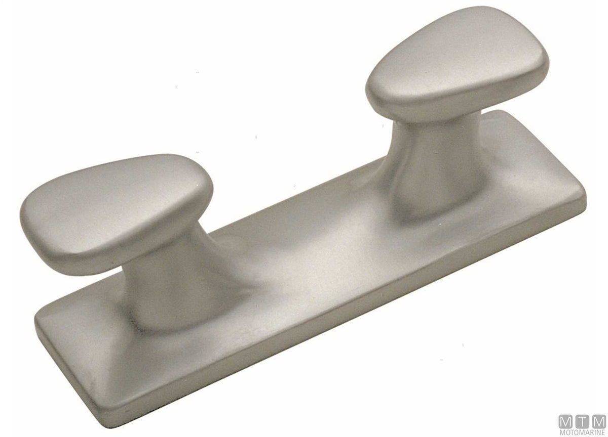 2-horn cleat Holland 140 mm in aluminium - original photo Motomarine Srl