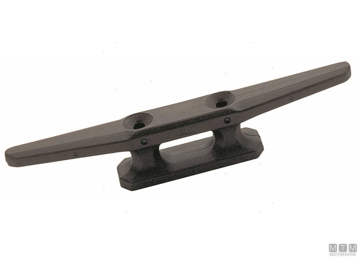 Flat cleat 60 mm in black plastic - original photo Motomarine Srl
