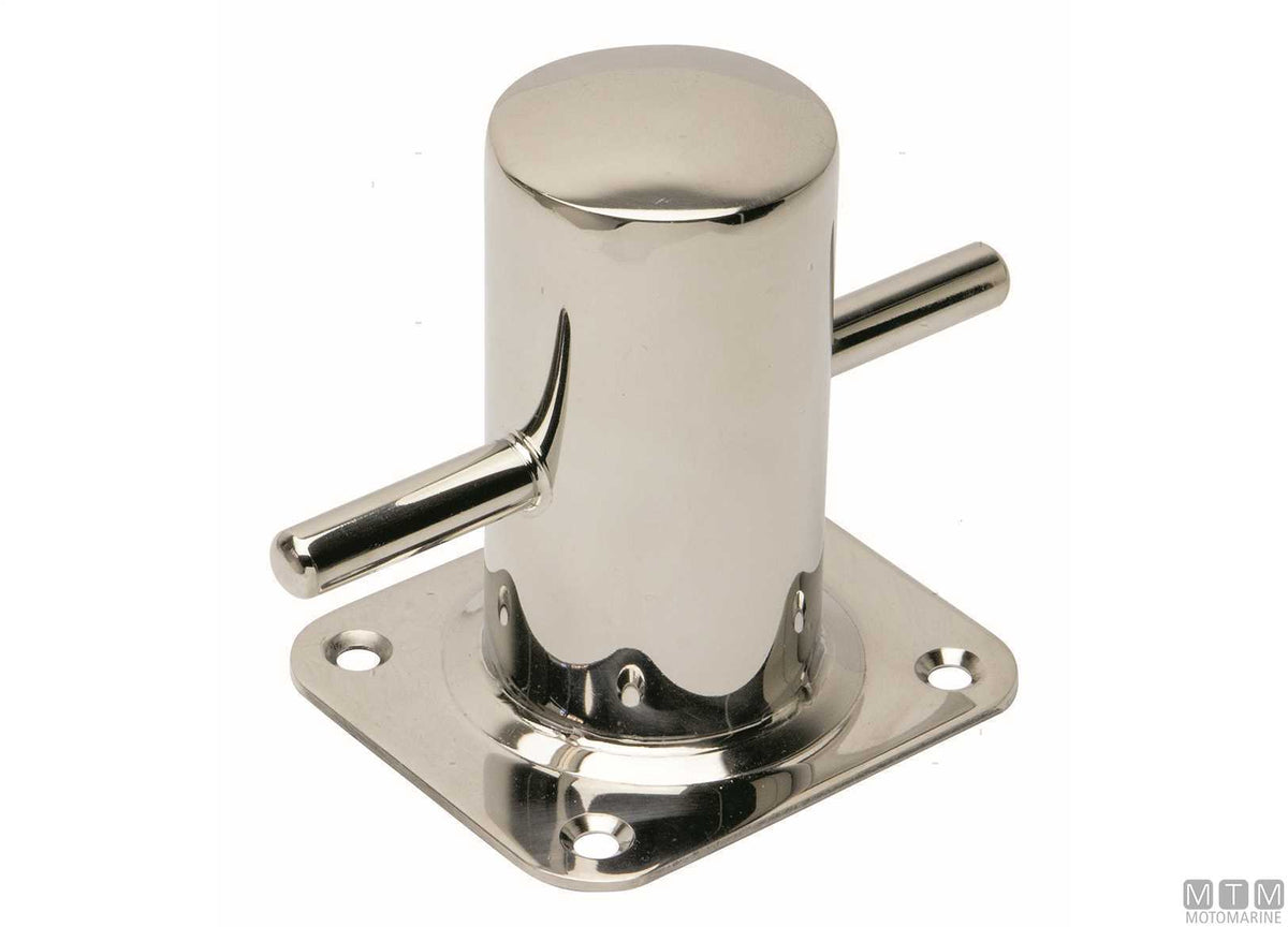 Bow cleat 118x140 mm stainless steel 316 - original photo Motomarine Srl