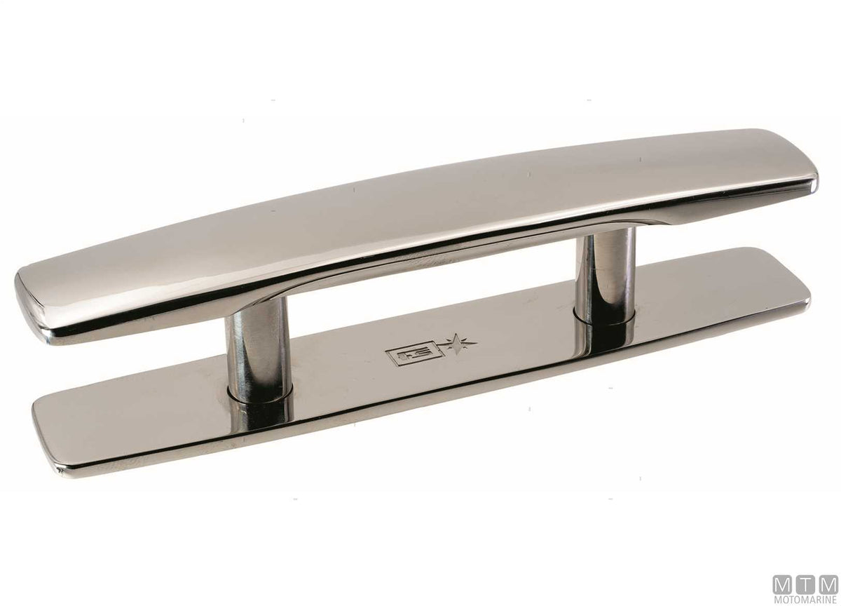 Retractable cleat F-Line 260 mm in AISI 316 stainless steel - original photo Motomarine Srl