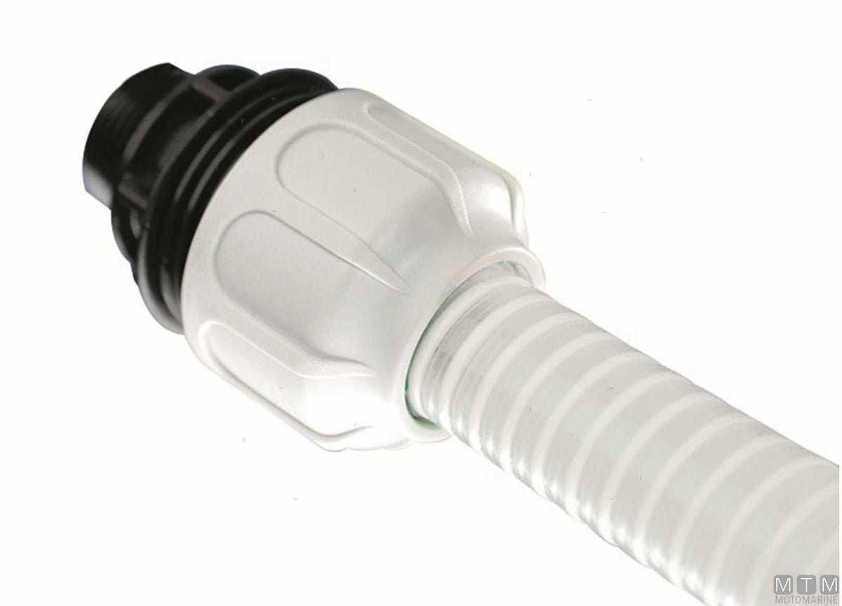 BD Fast male fitting 1"1/2x38 reinforced polypropylene - original photo Motomarine Srl