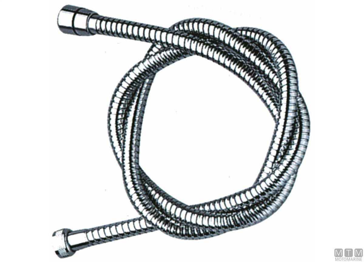 Shower hose PVC 2 m ends 1/2"-1/2" - original photo Motomarine Srl