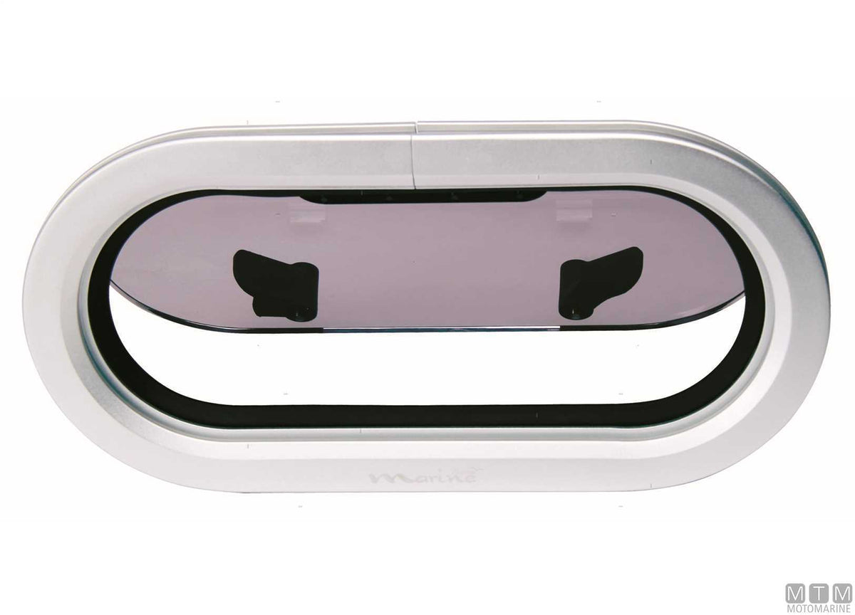 MTM G-Type oval porthole 397x197 mm aluminium - original photo Motomarine Srl
