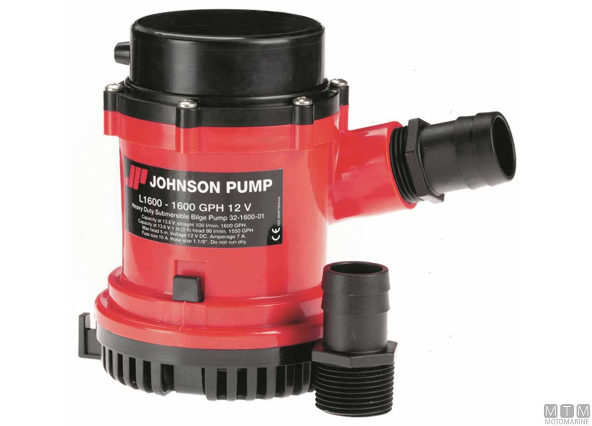 Bilge pump Johnson HD 4000 12 V - original photo Motomarine Srl