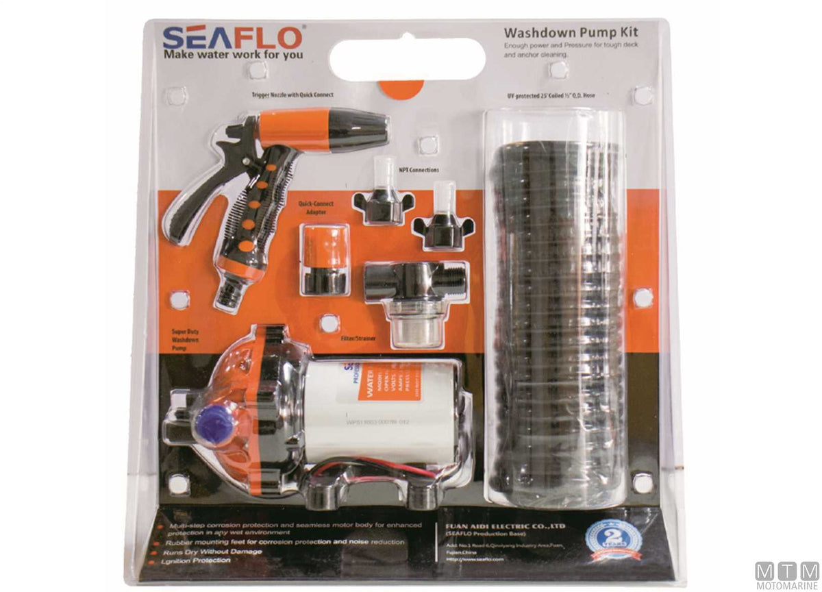 Seaflo series 33 11.3 L/min 12V wash-down pump kit - original photo Motomarine Srl