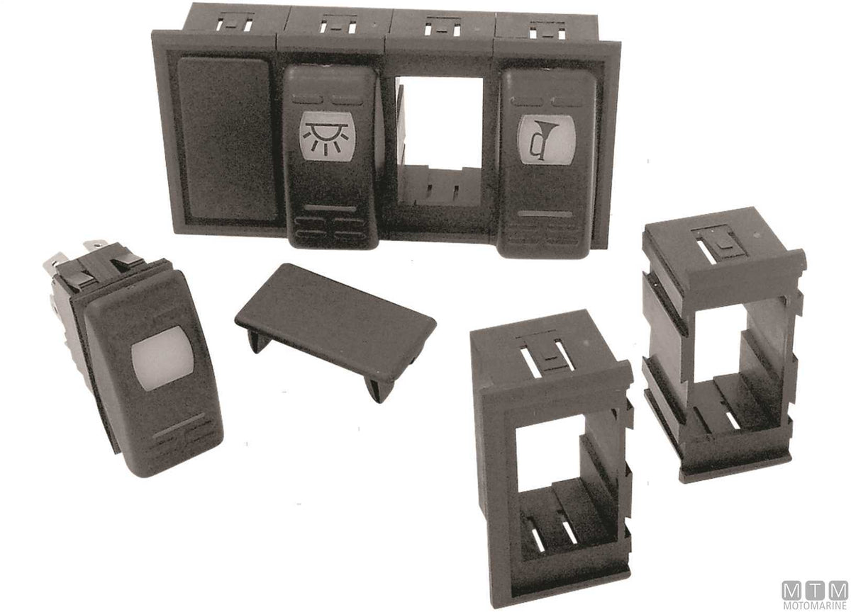 Side frame for rocker switches - original photo Motomarine Srl