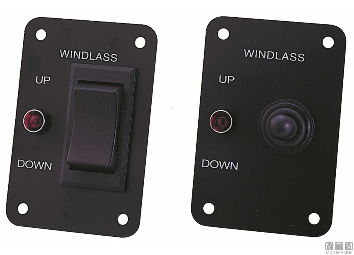 Windlass Control Panel with Rocker Switch - original photo Motomarine Srl