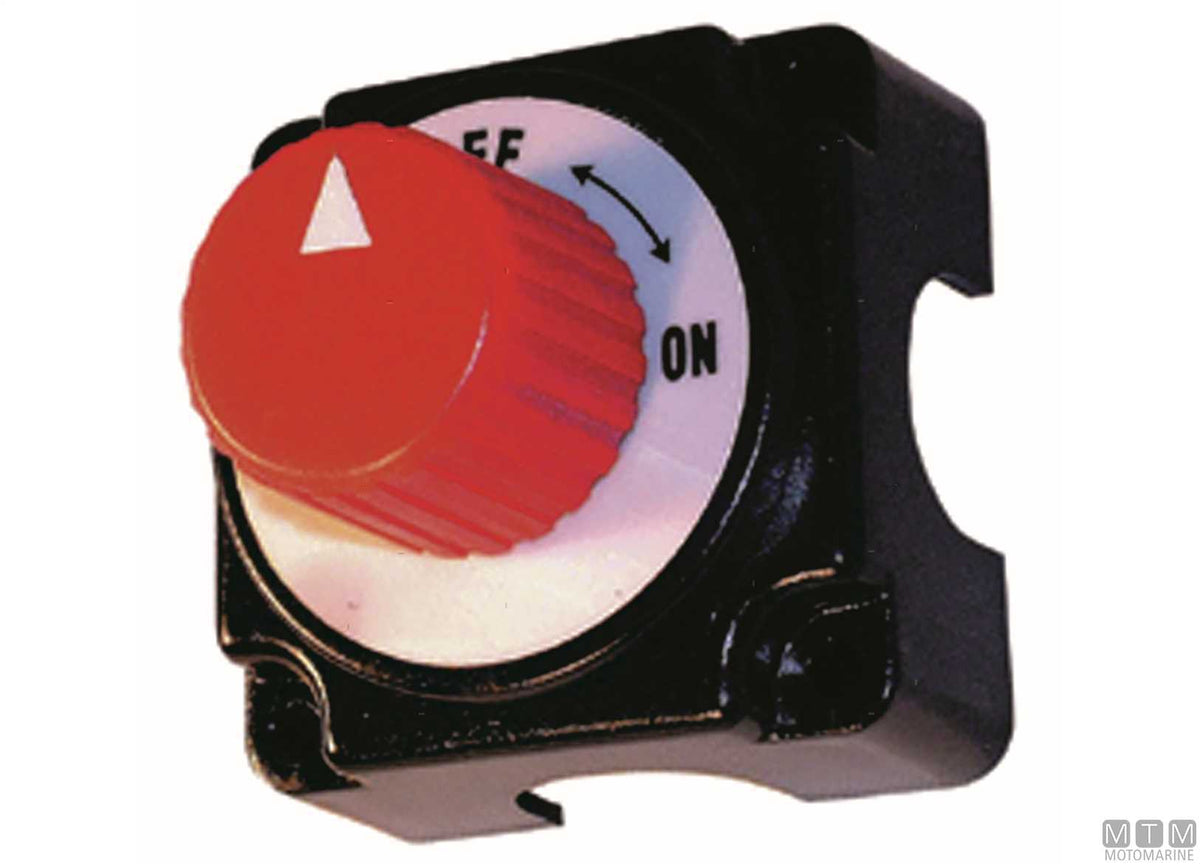 Battery disconnect switch Wall Knob 200 A - original photo Motomarine Srl