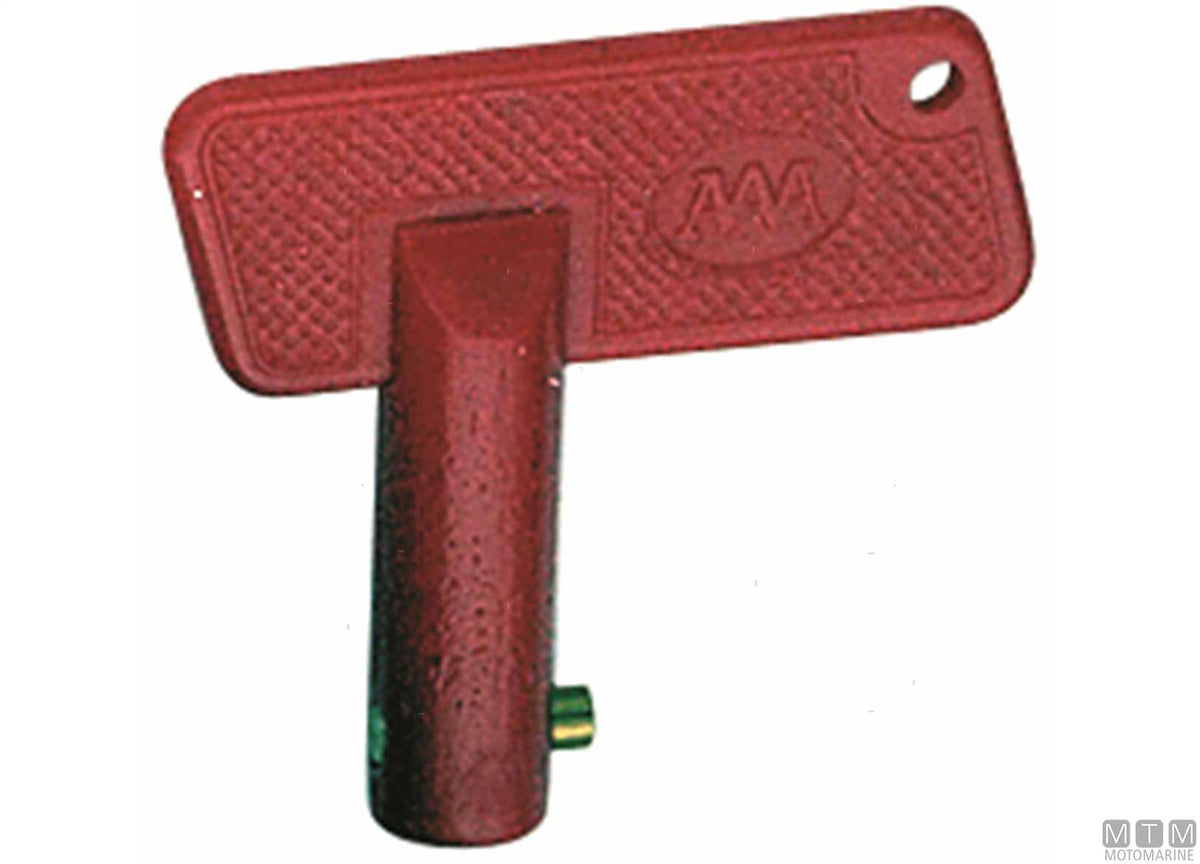 Spare key for battery disconnect switch 2103000 without cap - original photo Motomarine Srl