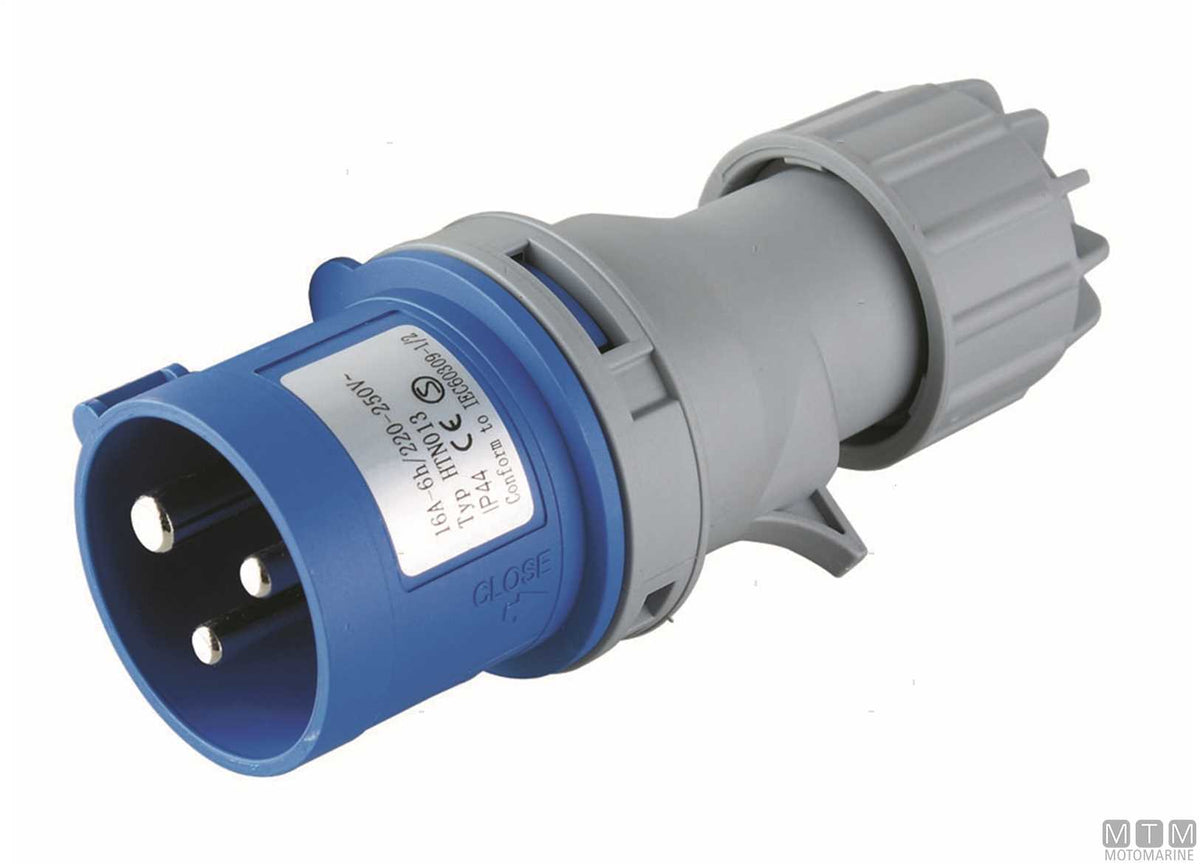 CE socket IP44 230V 16A - original photo Motomarine Srl