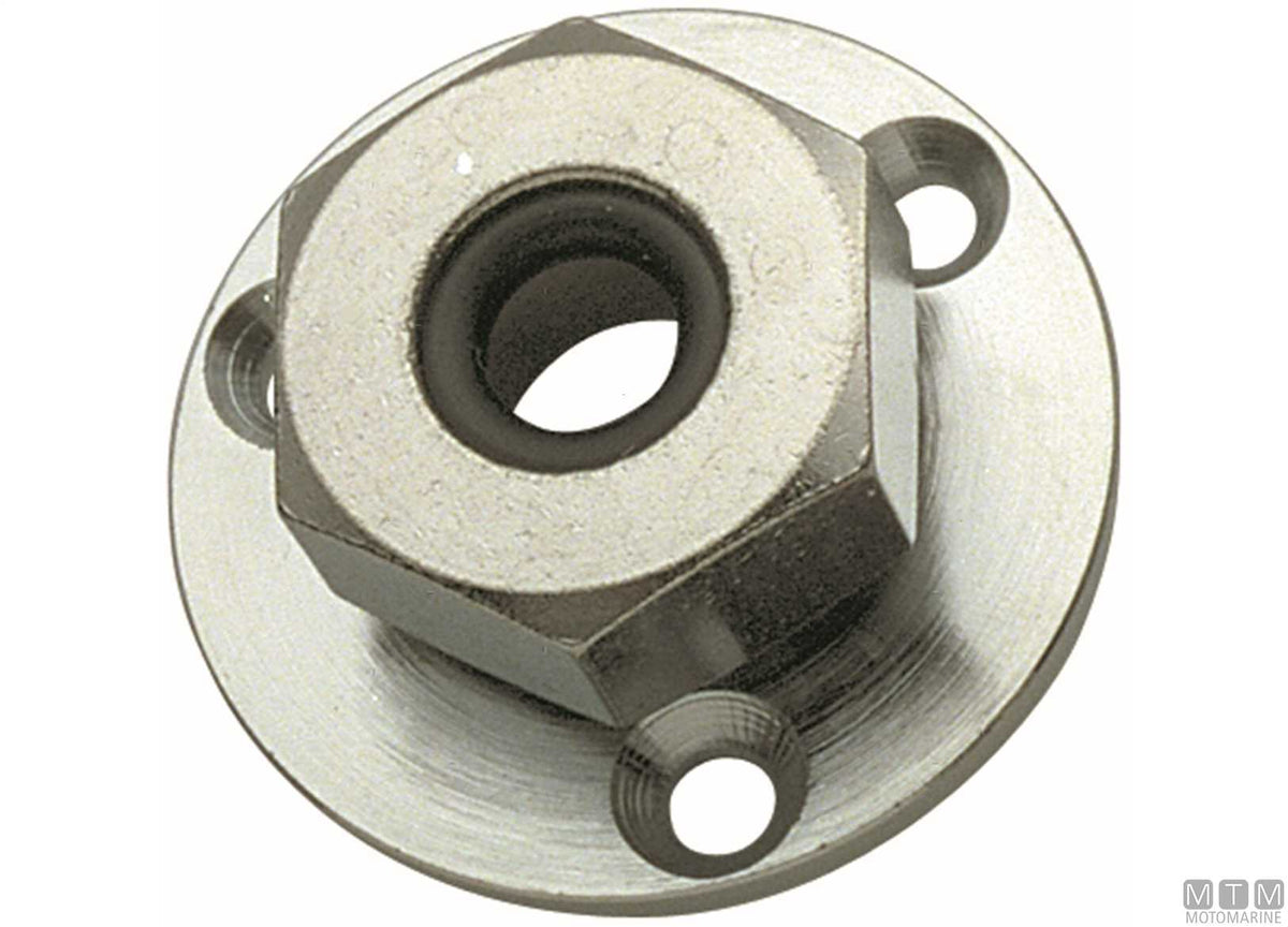 Chrome-plated brass fairlead Ø10 mm - original photo Motomarine Srl