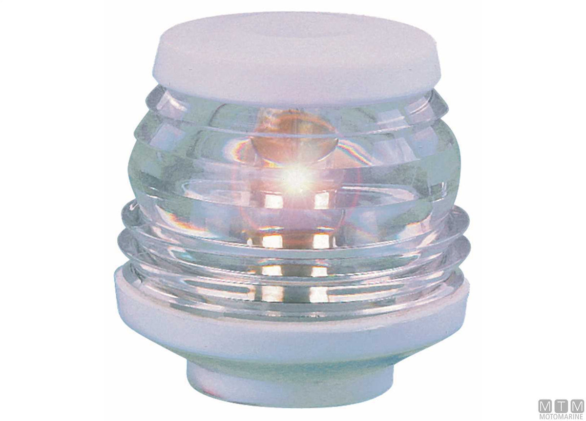White base for pole-mounted navigation lights - original photo Motomarine Srl