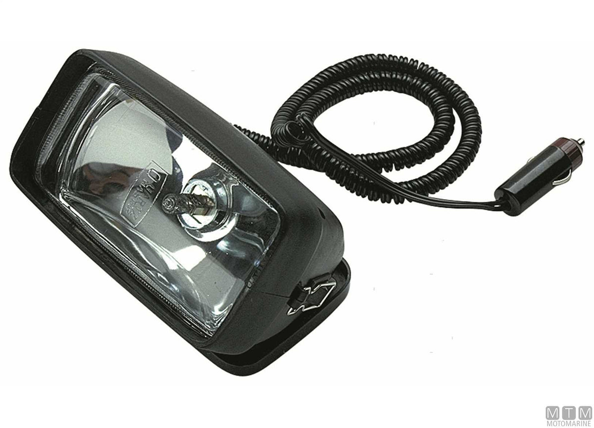 Quartz spotlight with 12V plug - original photo Motomarine Srl